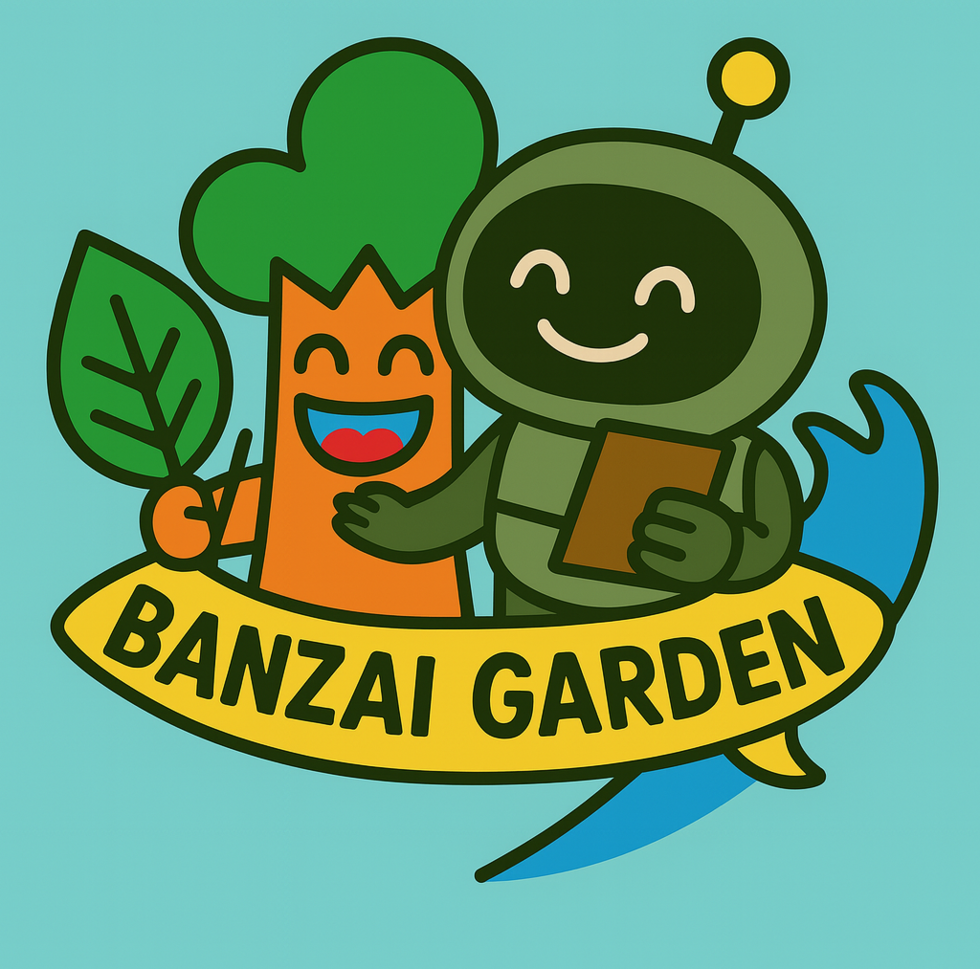 バンザイガーデンAI庭木診断イメージイラスト