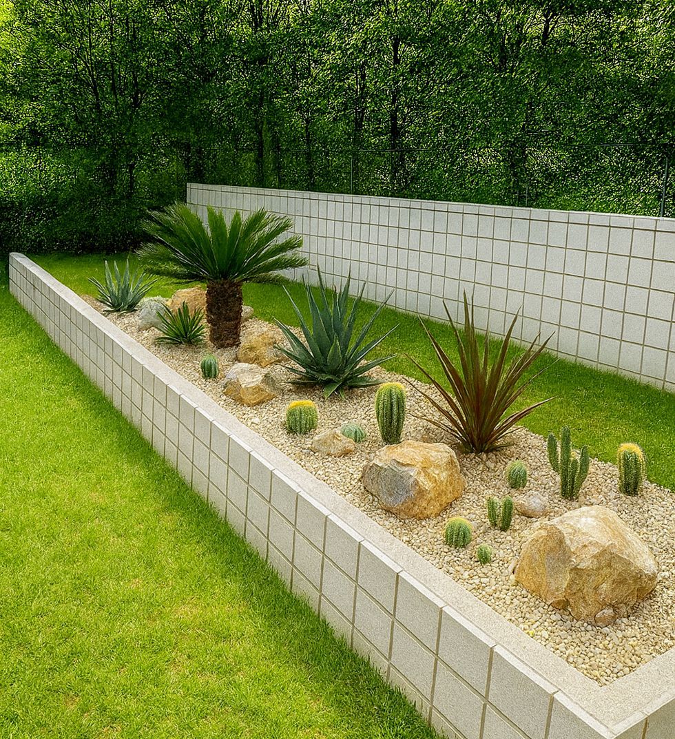 藤沢市鵠沼松が岡で提案した植栽イメージ画